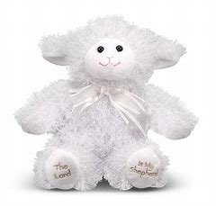 23rd Psalm Lamb - Praying Plush Lamb - Prays with You