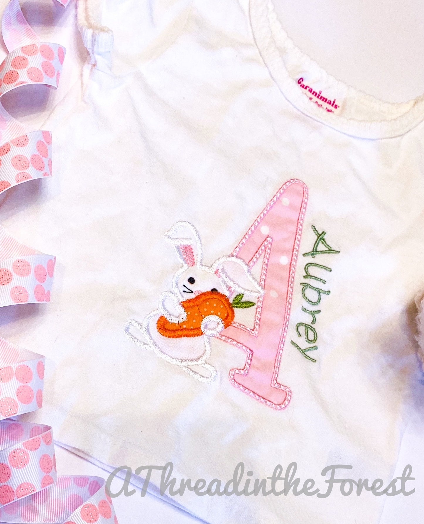 Easter Embroidered Shirt- Easter Bunny Shirt- Personalized Easter Shirt