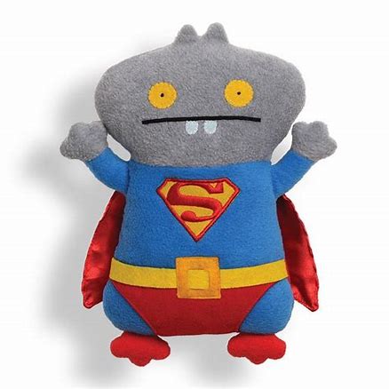 Babo Ugly Doll Superman - Gund Plush Ugly Doll